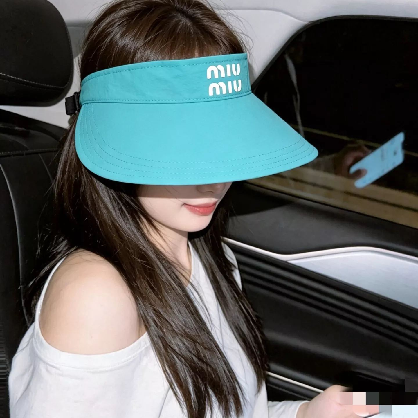 미우미우 마카롱 컬러 썸머 썬캡 상세 이미지 8