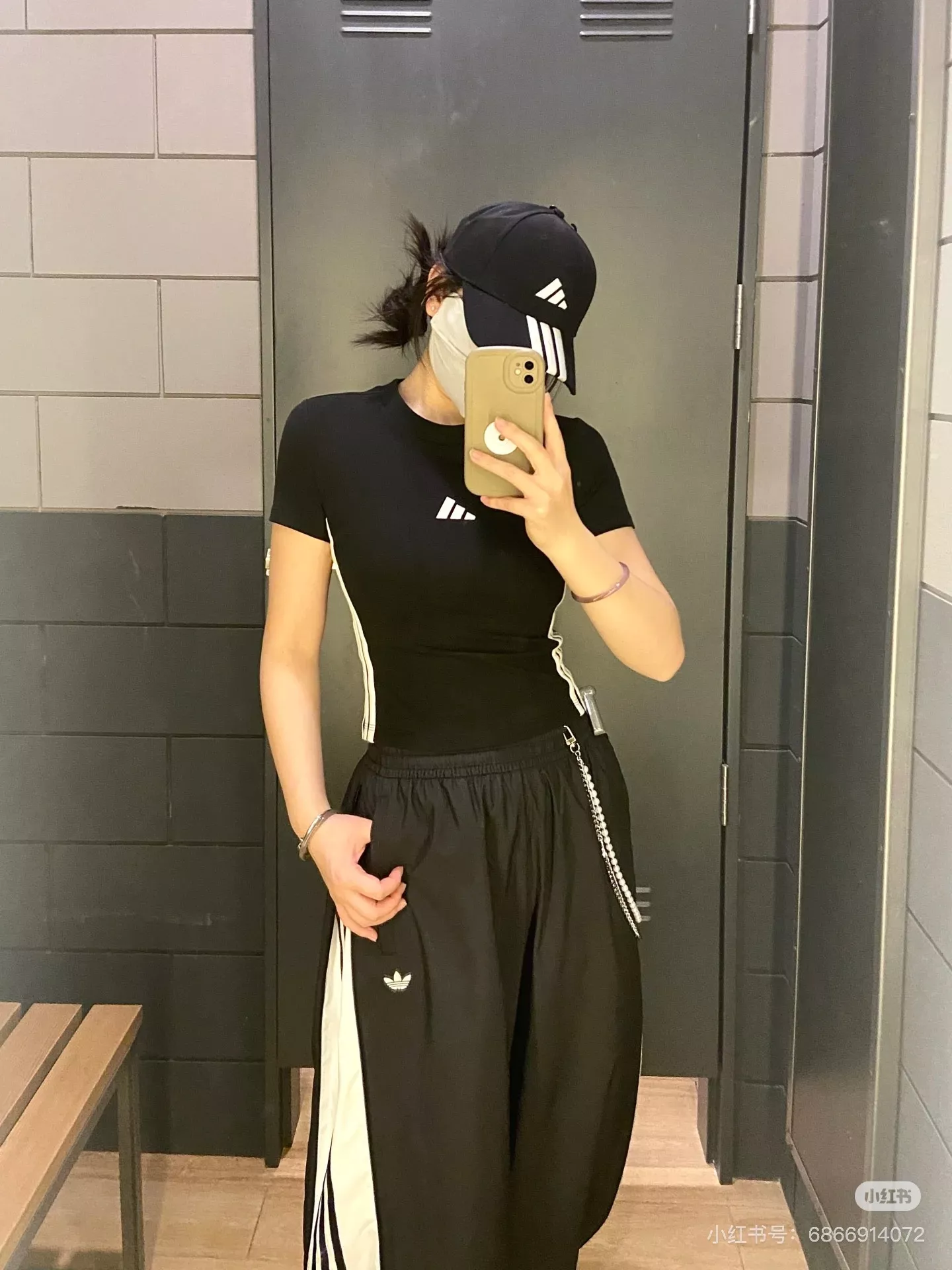 아디다스 여성 크롭 반소매 티셔츠 상세 이미지 13