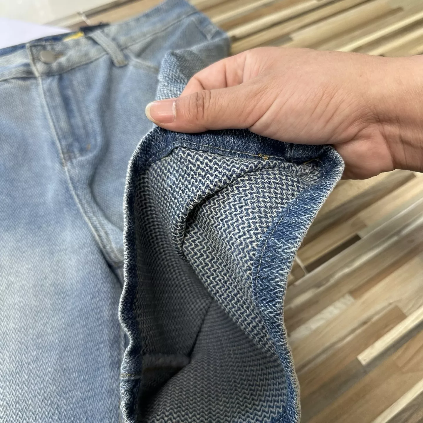 랄프로렌 남성 워싱 데님 반바지 상세 이미지 8