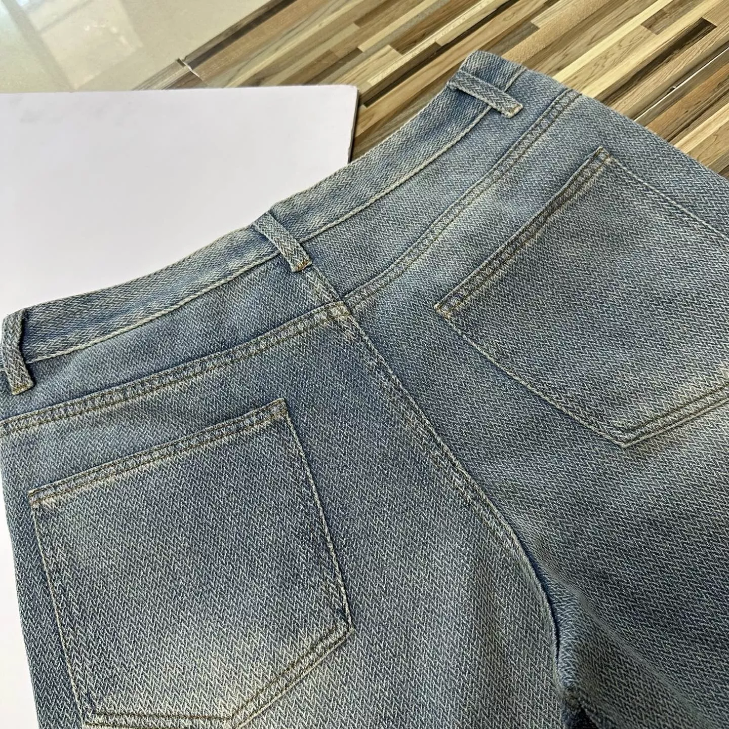 랄프로렌 남성 워싱 데님 반바지 상세 이미지 11