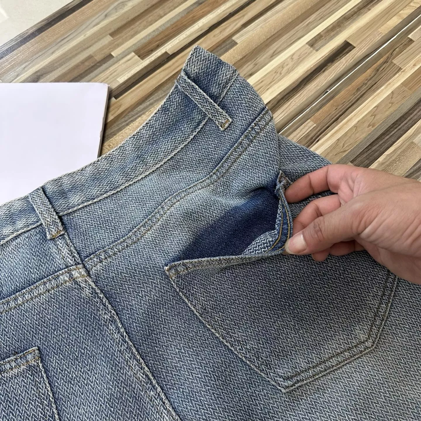 랄프로렌 남성 워싱 데님 반바지 상세 이미지 10