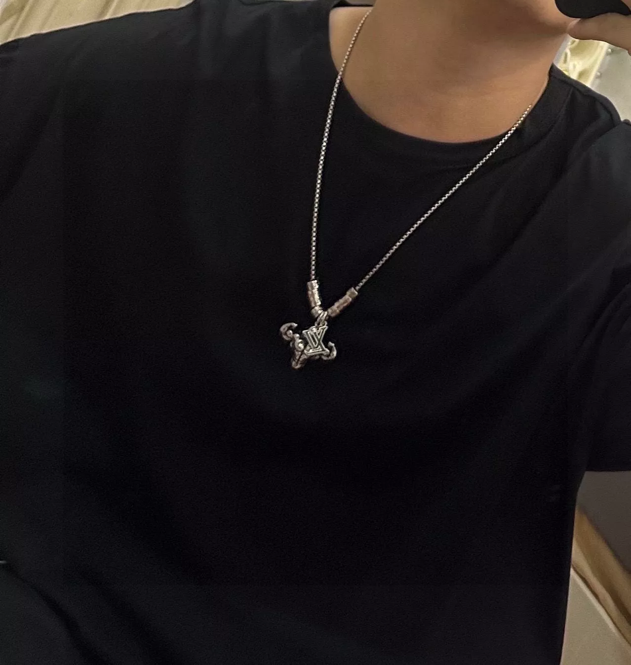 루이비통 빈티지 무드 체인 목걸이 상세 이미지 9