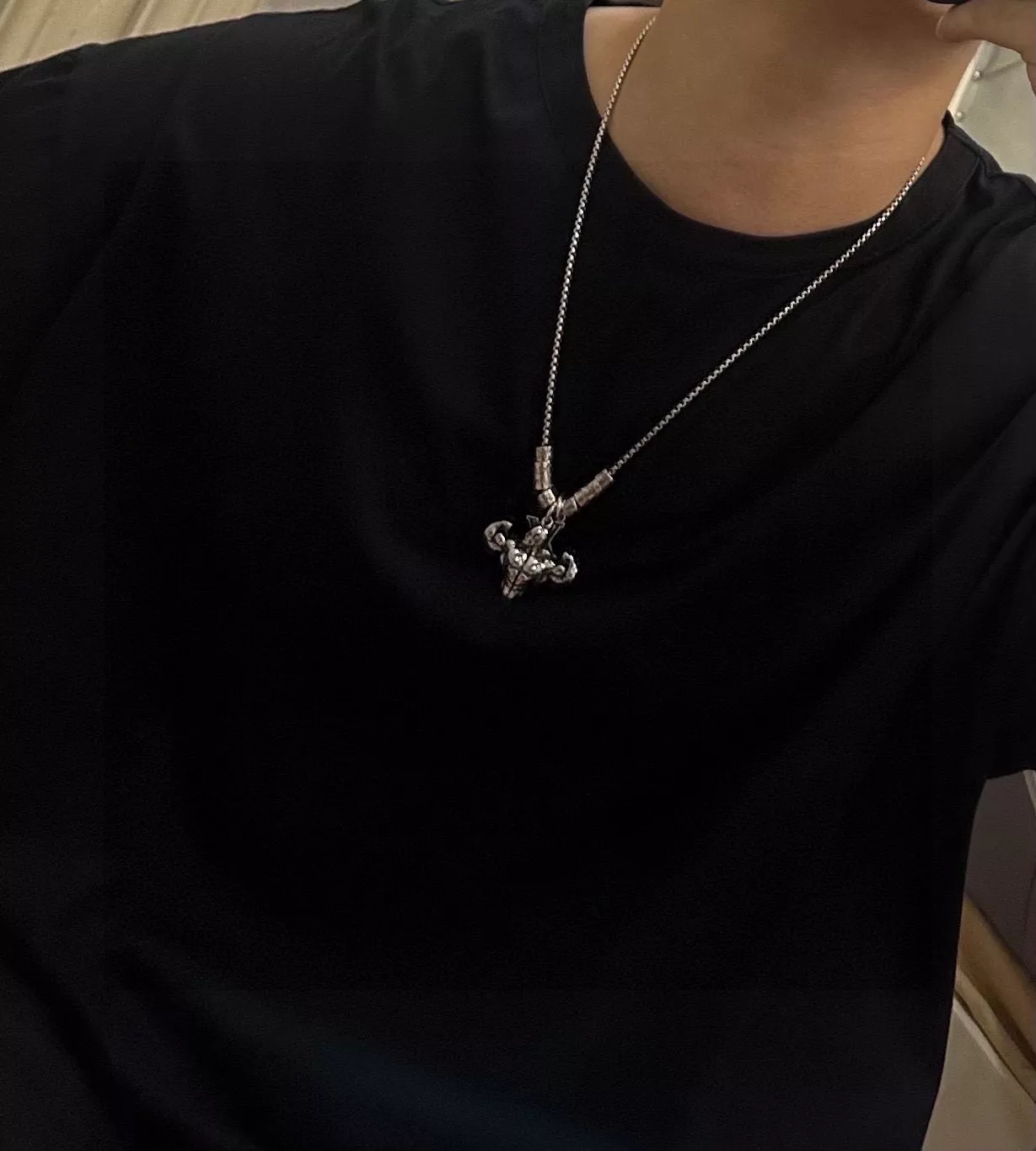 루이비통 빈티지 무드 체인 목걸이 상세 이미지 4