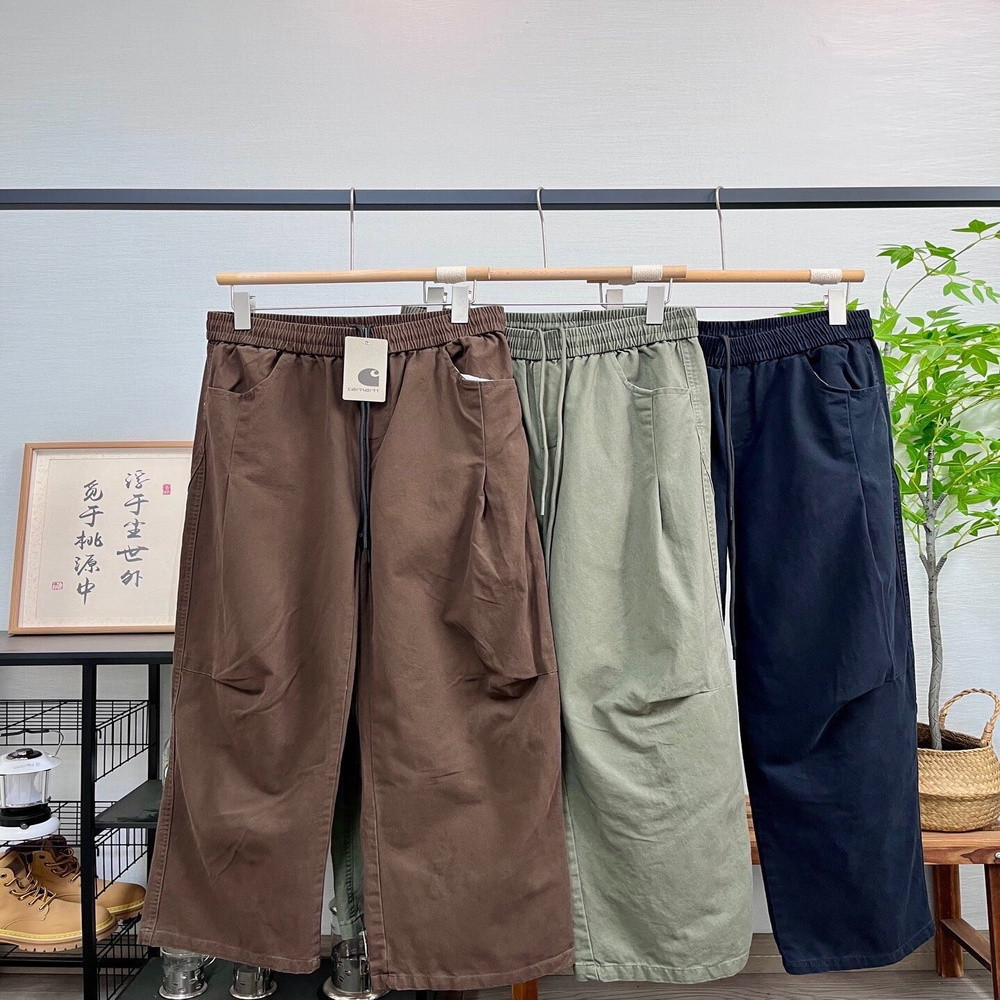 칼하트 코튼 우븐 공용 카고 스타일 캐주얼 팬츠