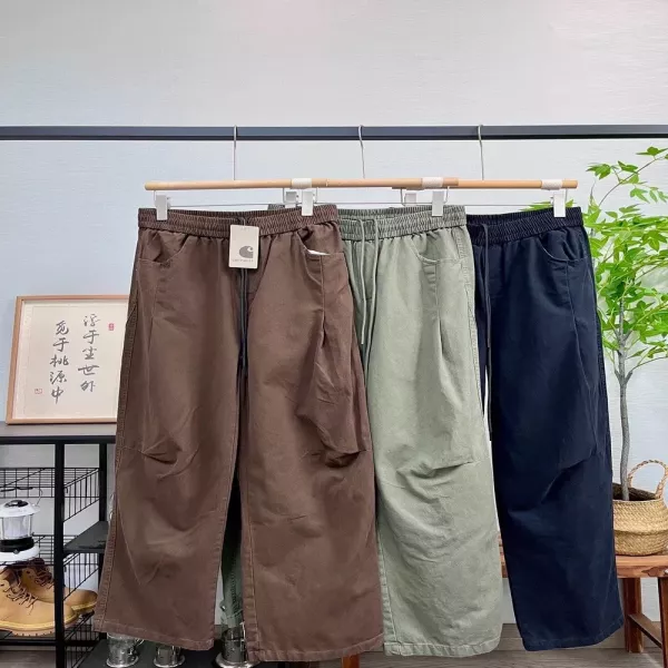 칼하트 코튼 우븐 공용 카고 스타일 캐주얼 팬츠
