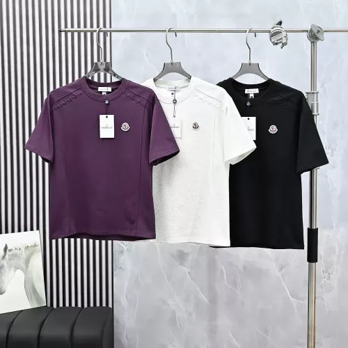 몽클레어 로고 자수 루즈핏 반소매 티셔츠