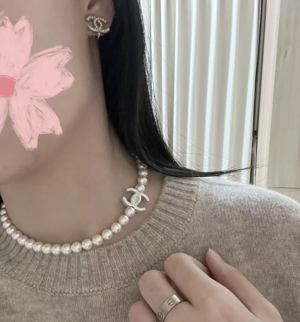 샤넬 진주 체인 초커 겸 목걸이 상세 이미지 13