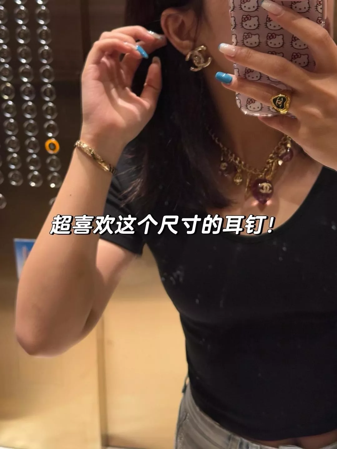 샤넬 코코 로고 이어링 상세 이미지 11