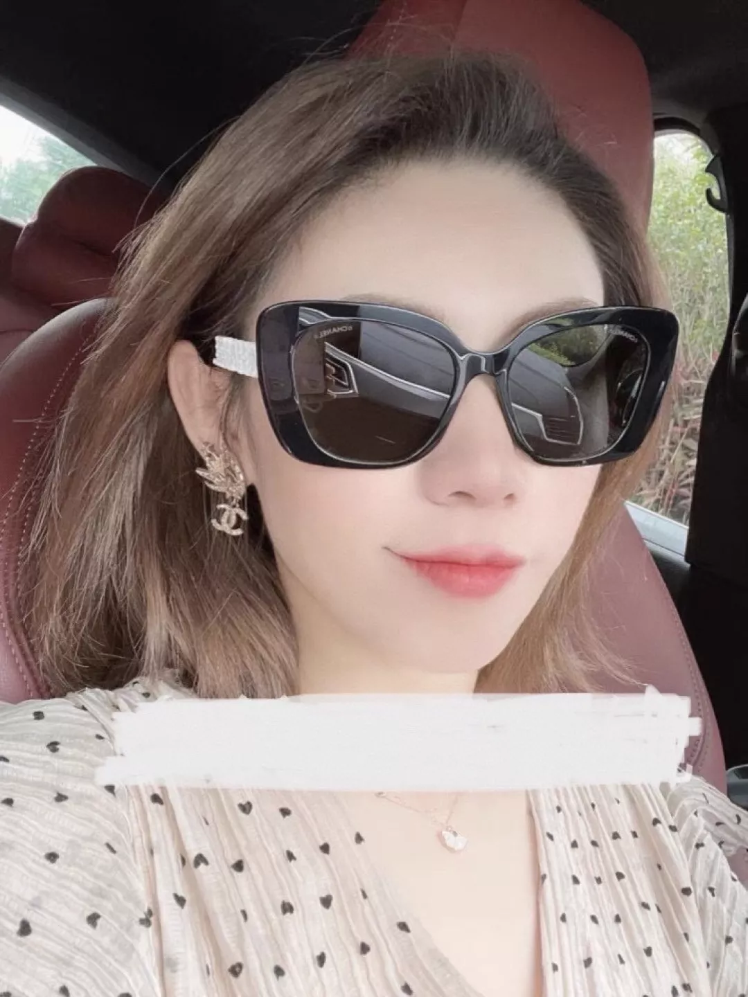 샤넬 아세테이트 스퀘어 마이크로 캣아이 선글라스 상세 이미지 47