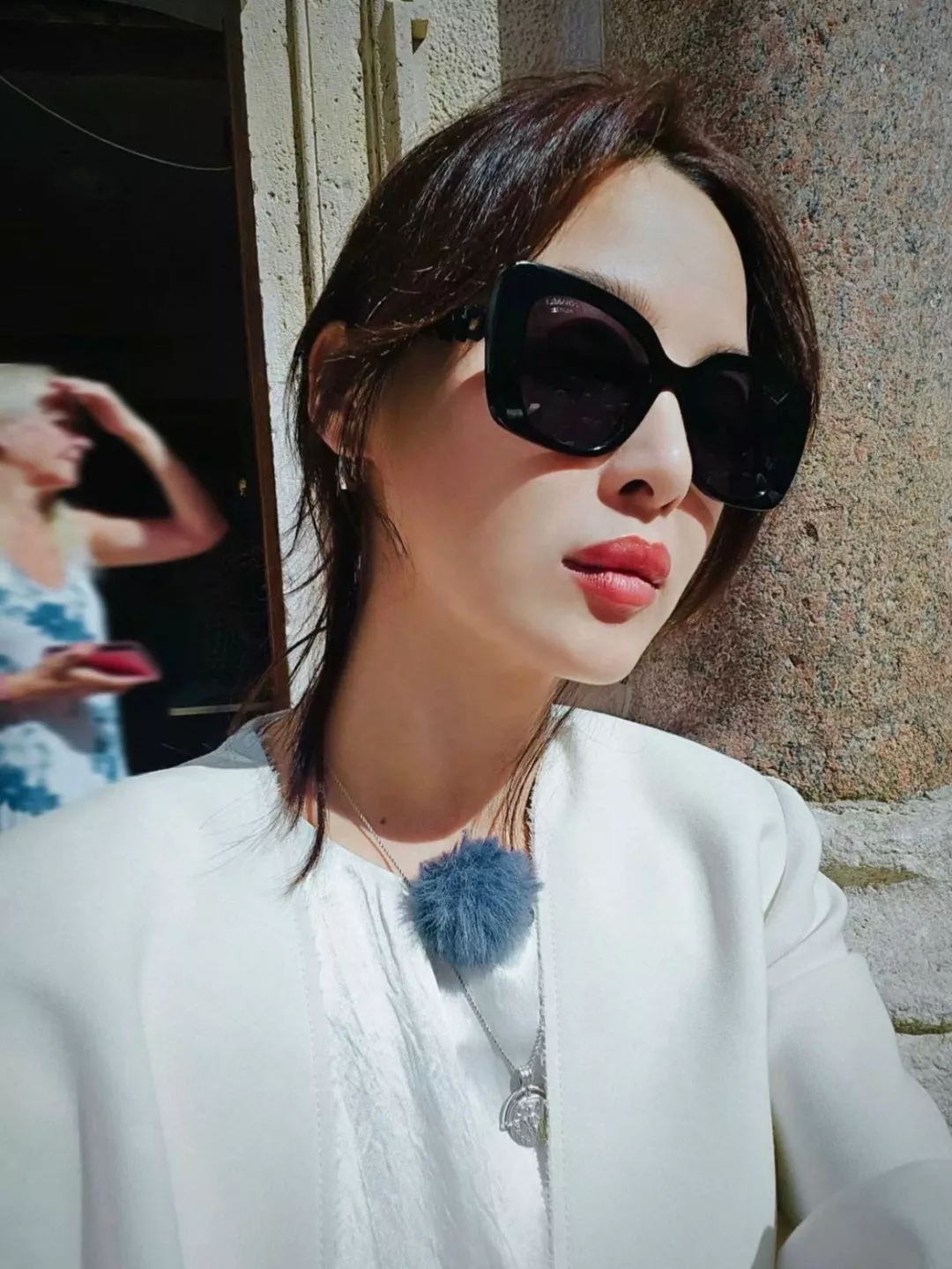 샤넬 아세테이트 스퀘어 마이크로 캣아이 선글라스 상세 이미지 38