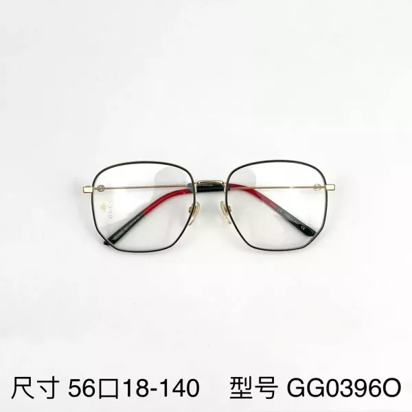 구찌 인터로킹 로고 메탈 안경테
