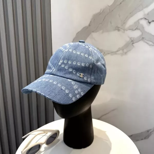 샤넬 데님 볼캡