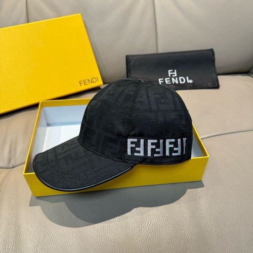 펜디 더블 F 자카드 볼캡