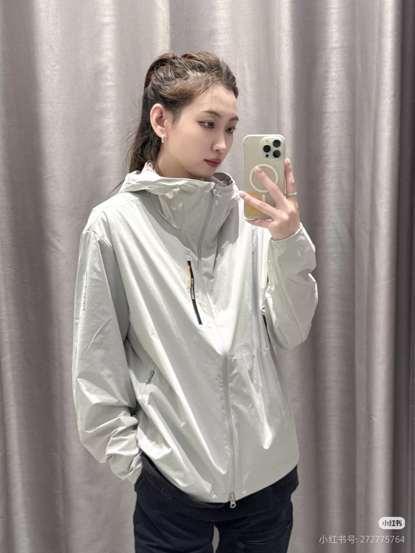 살로몬 윈드쉘 캐주얼 집업 긴소매 재킷 상세 이미지 23