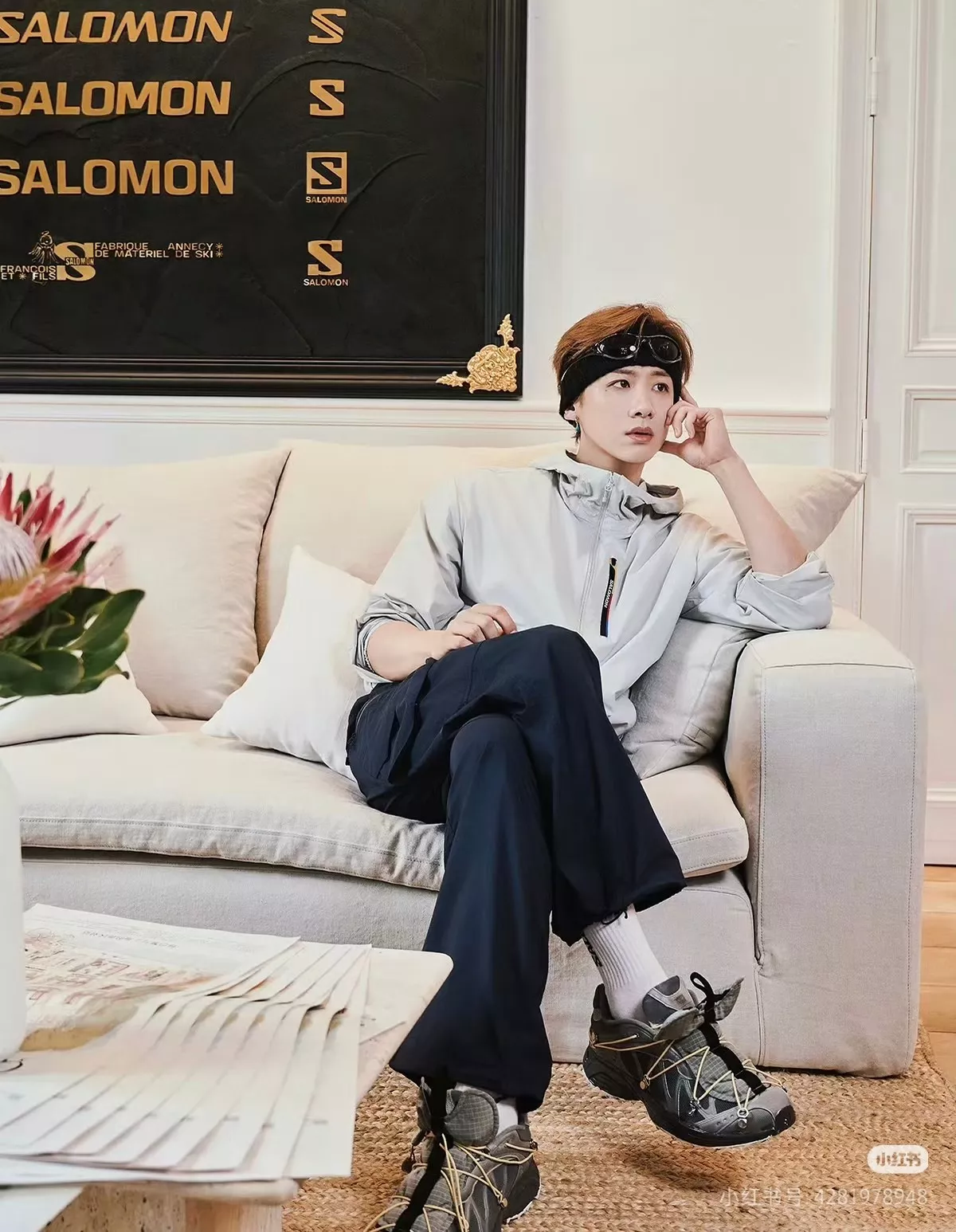 살로몬 윈드쉘 캐주얼 집업 긴소매 재킷 상세 이미지 20