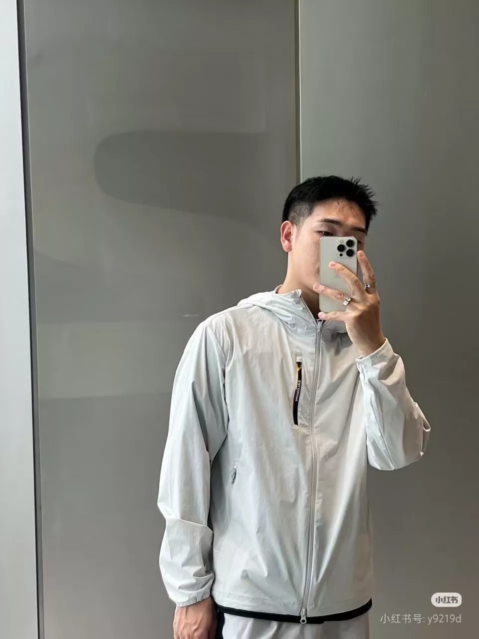 살로몬 윈드쉘 캐주얼 집업 긴소매 재킷 상세 이미지 25