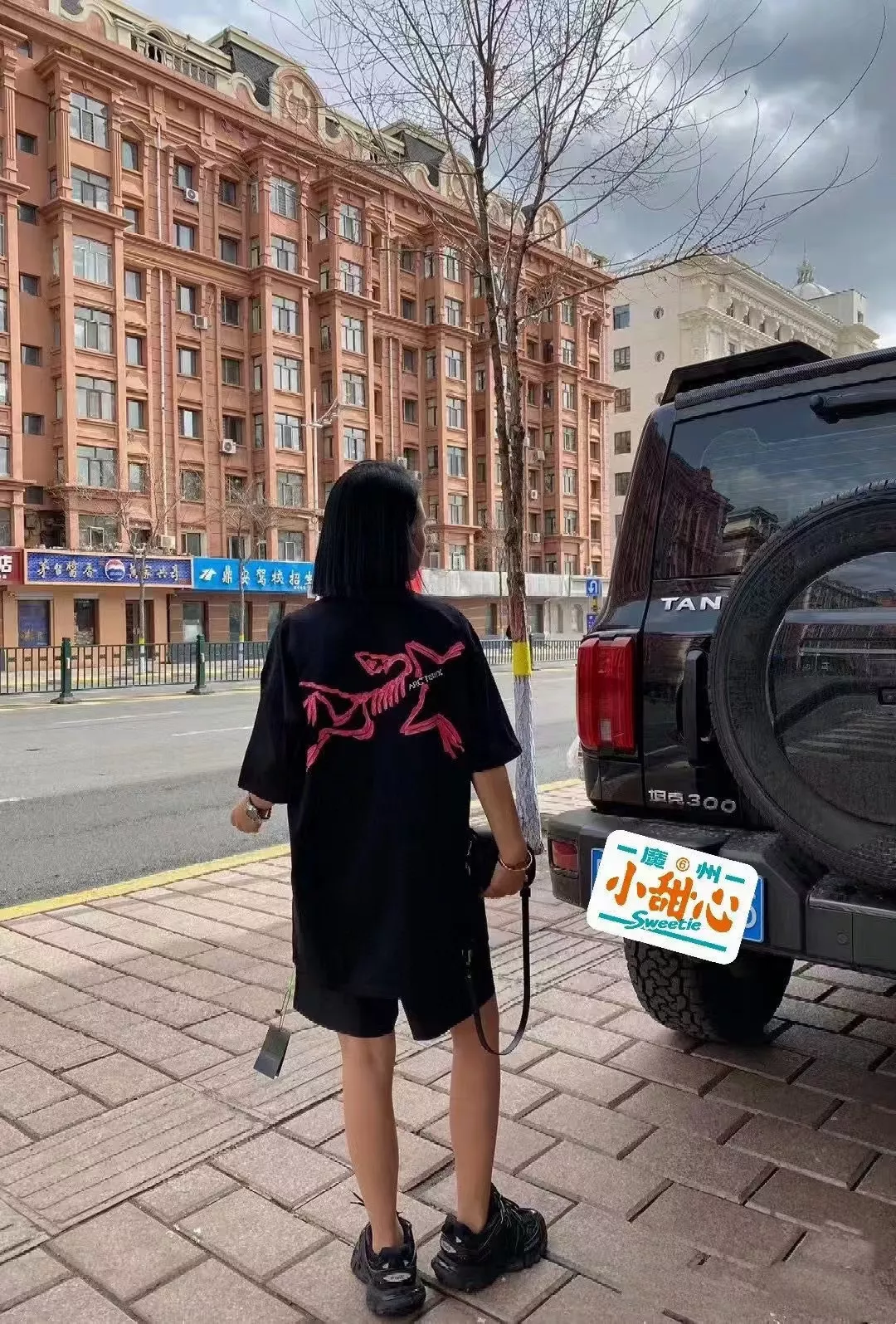 아크테릭스 로고 프린트 라운드넥 반소매 티셔츠 상세 이미지 8