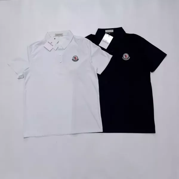 몽클레어 남성 반소매 아이스 실크 폴로 셔츠