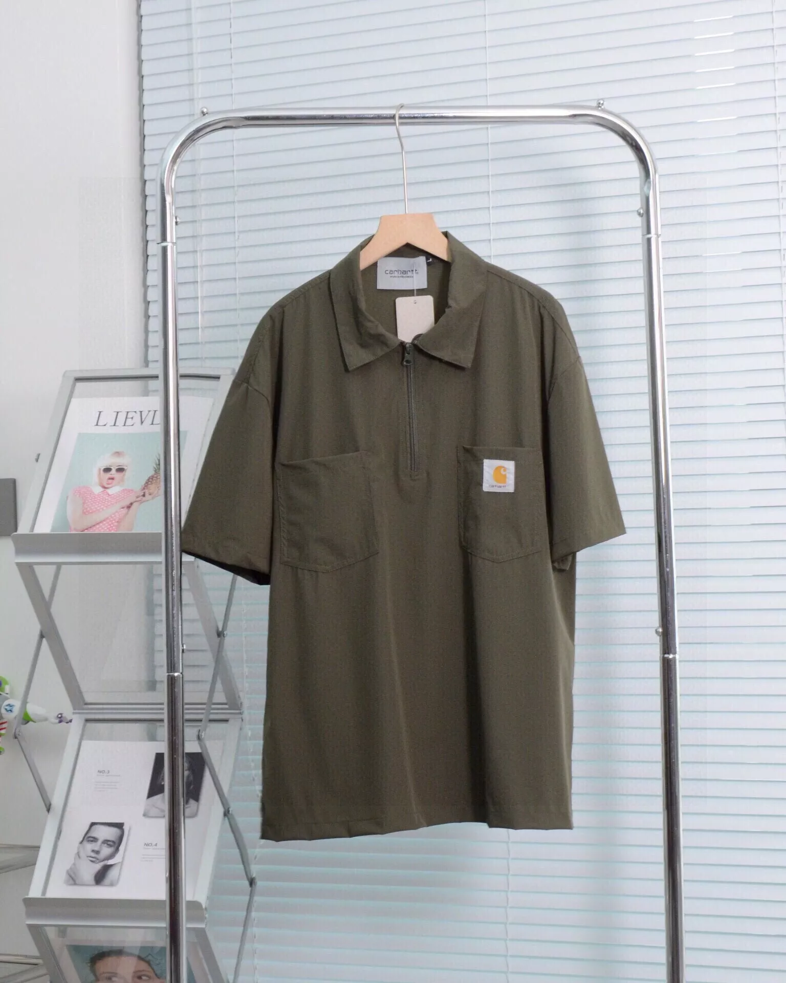 칼하트 빅포켓 반소매 폴로 티셔츠 상세 이미지 2
