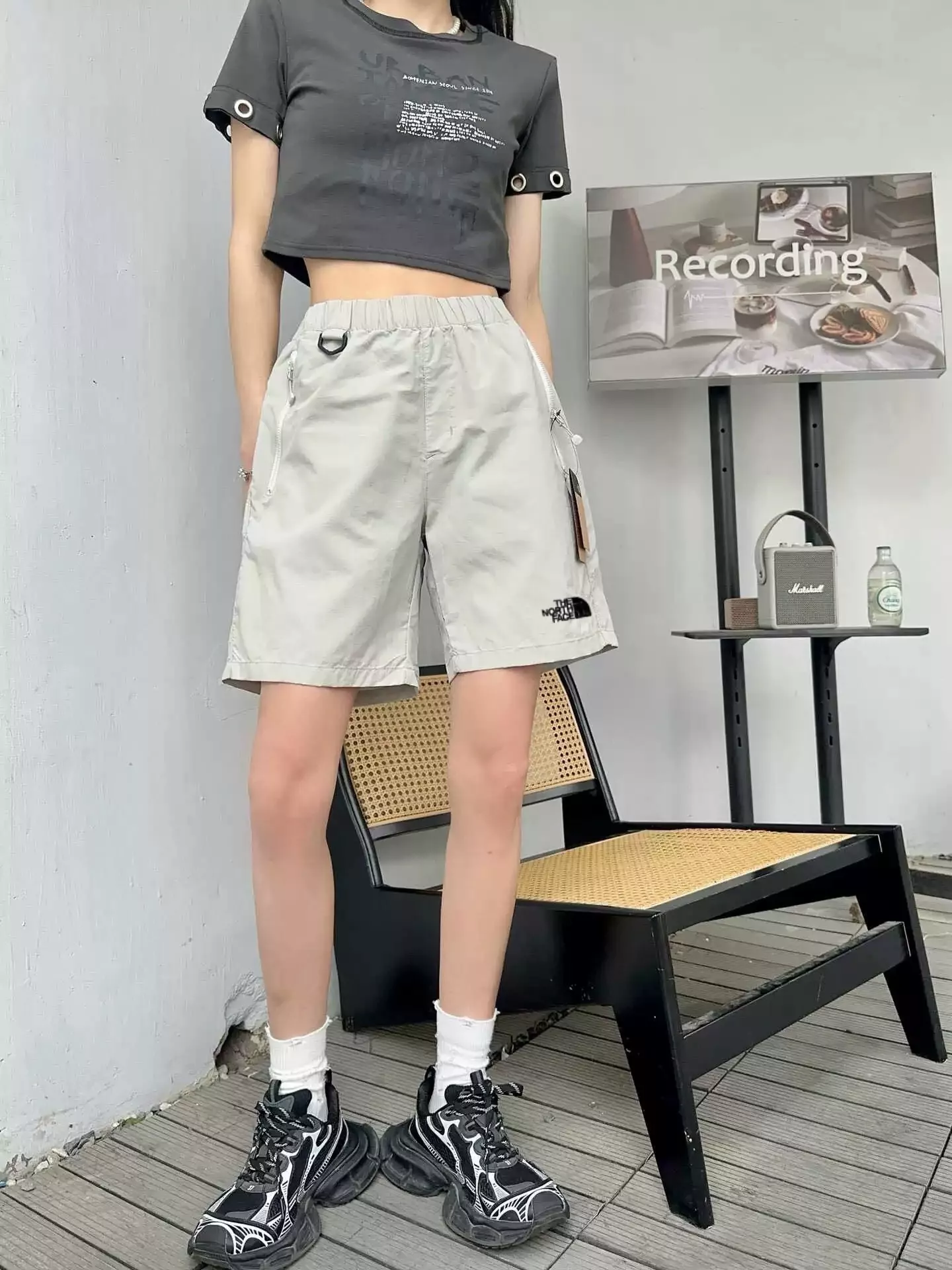 노스페이스 자수 로고 아웃도어 숏팬츠 상세 이미지 15