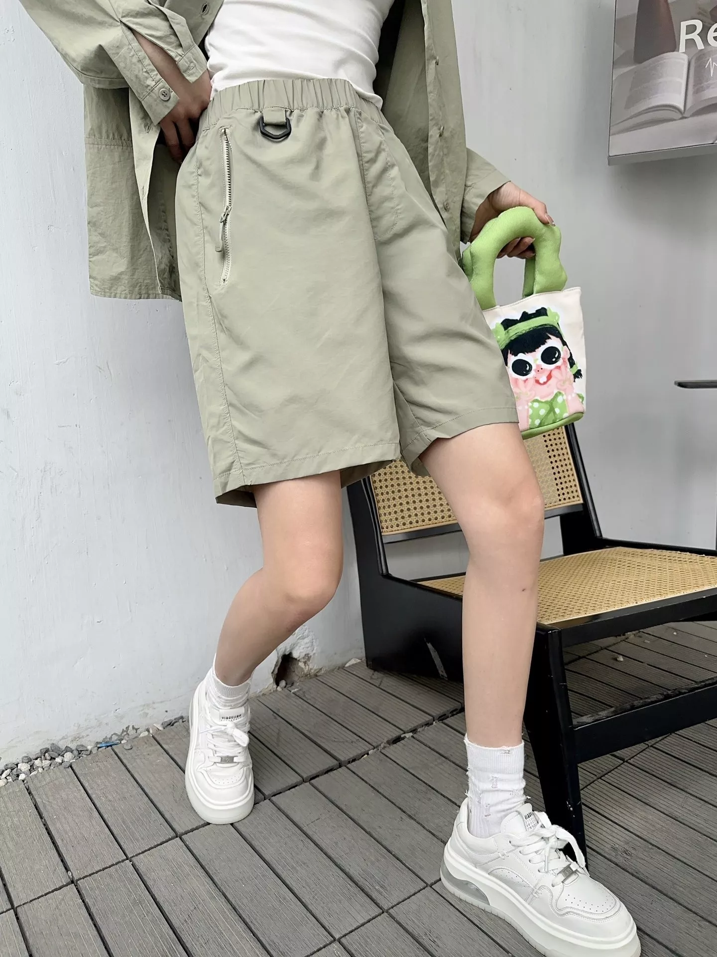노스페이스 자수 로고 아웃도어 숏팬츠 상세 이미지 19