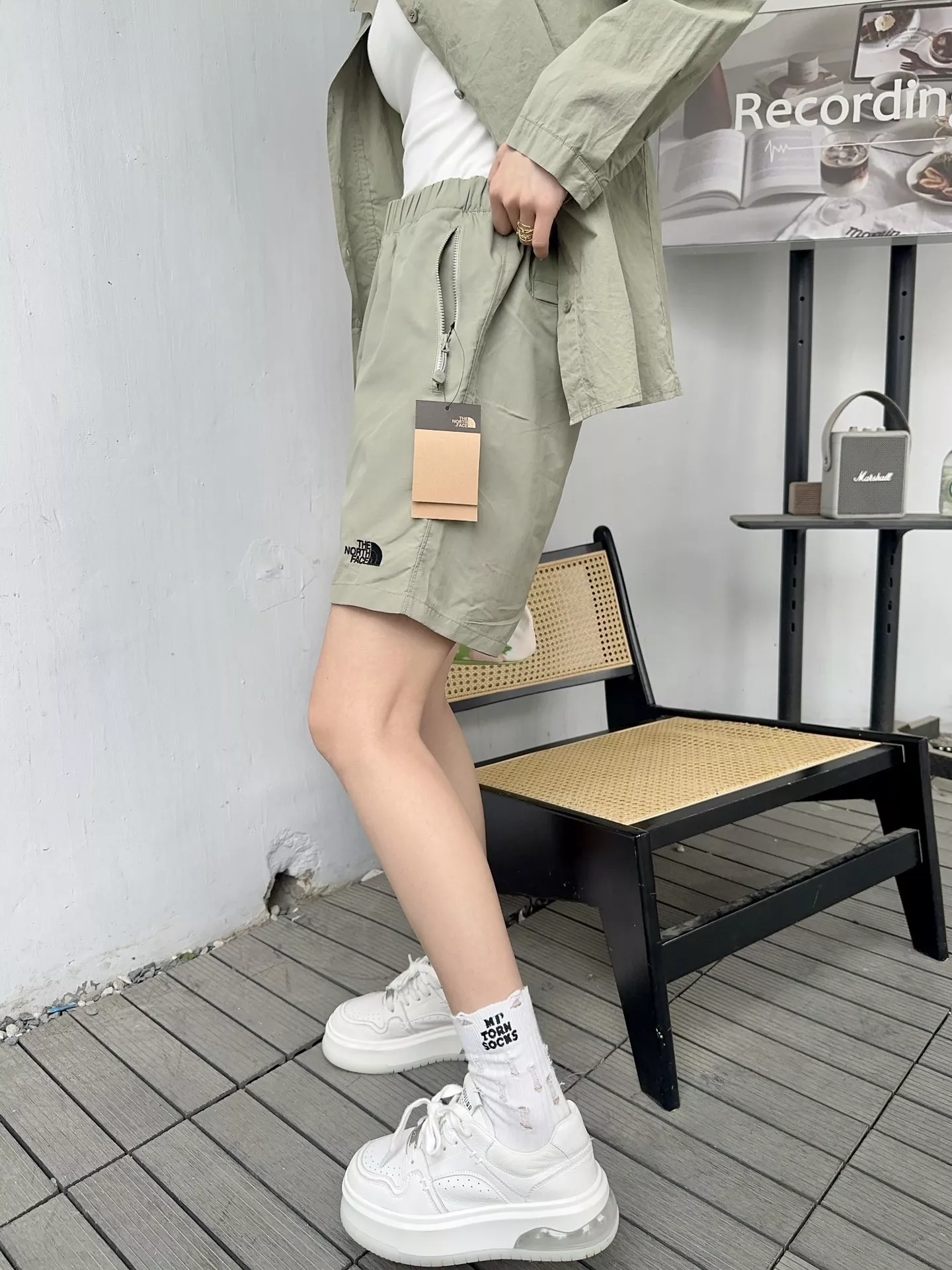 노스페이스 자수 로고 아웃도어 숏팬츠 상세 이미지 17