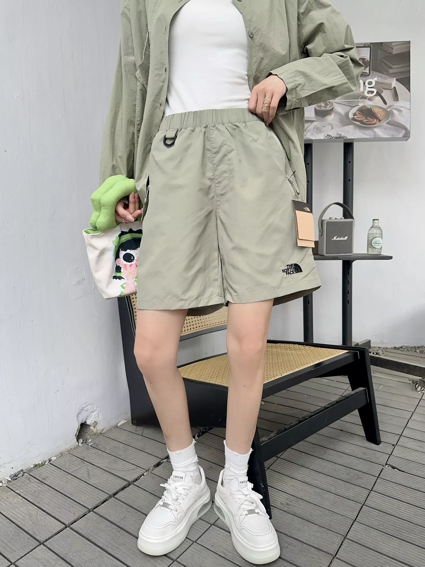 노스페이스 자수 로고 아웃도어 숏팬츠 상세 이미지 11