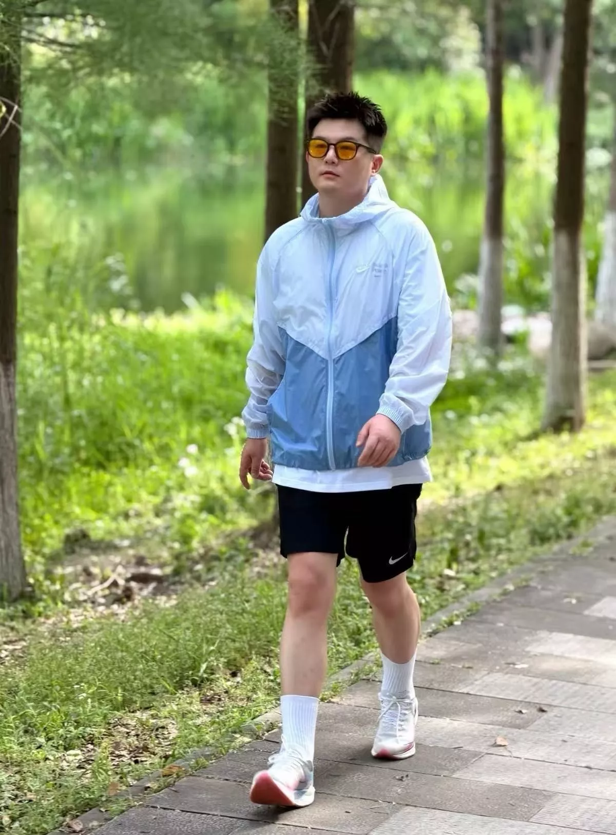 나이키 경량 아웃도어 후드 자외선 차단 재킷 상세 이미지 30