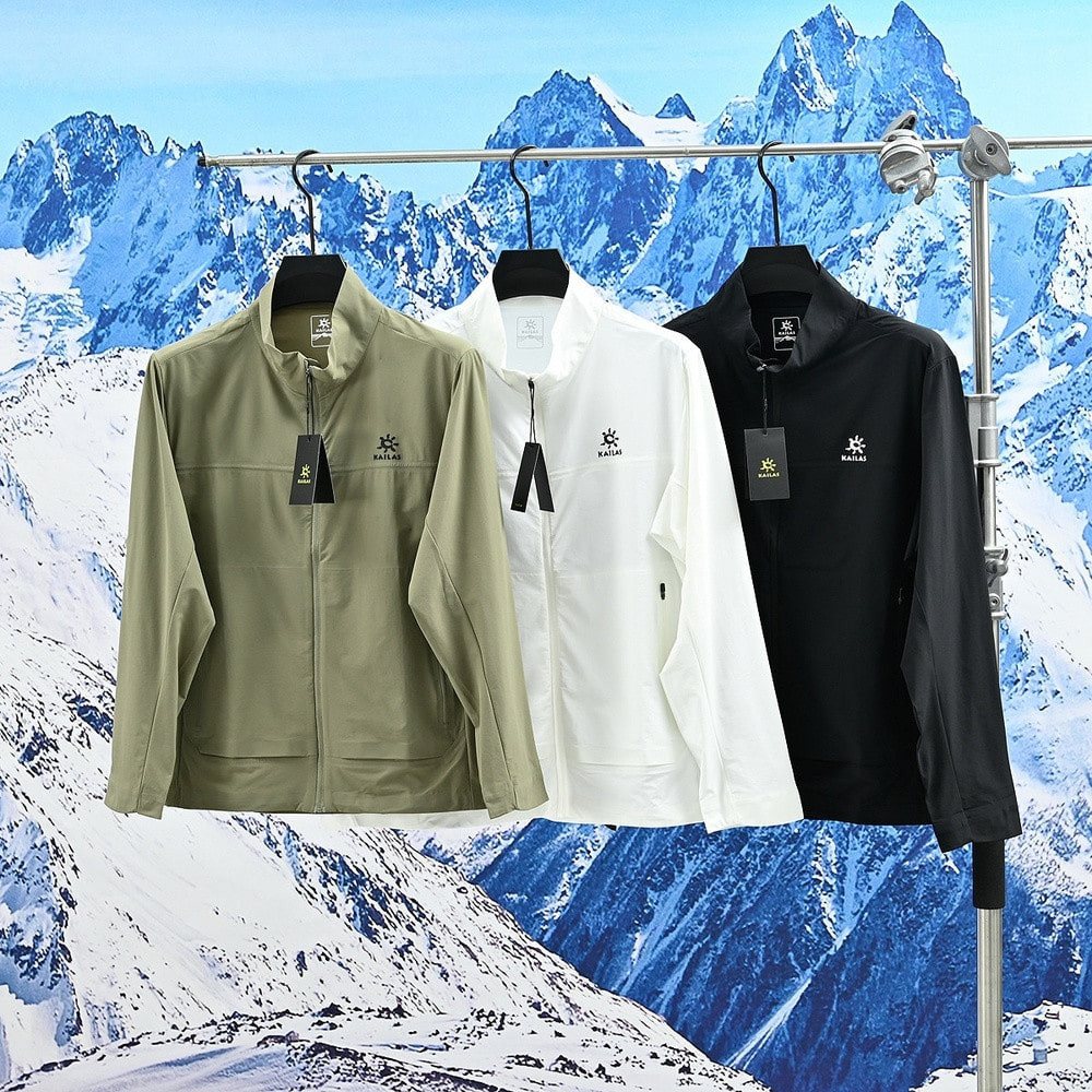 카일라스 아웃도어 자외선 차단 스탠드넥 집업 재킷