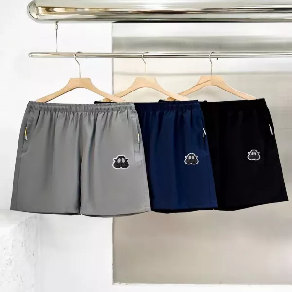 버버리 몬스터 로고 경량 코튼 반바지