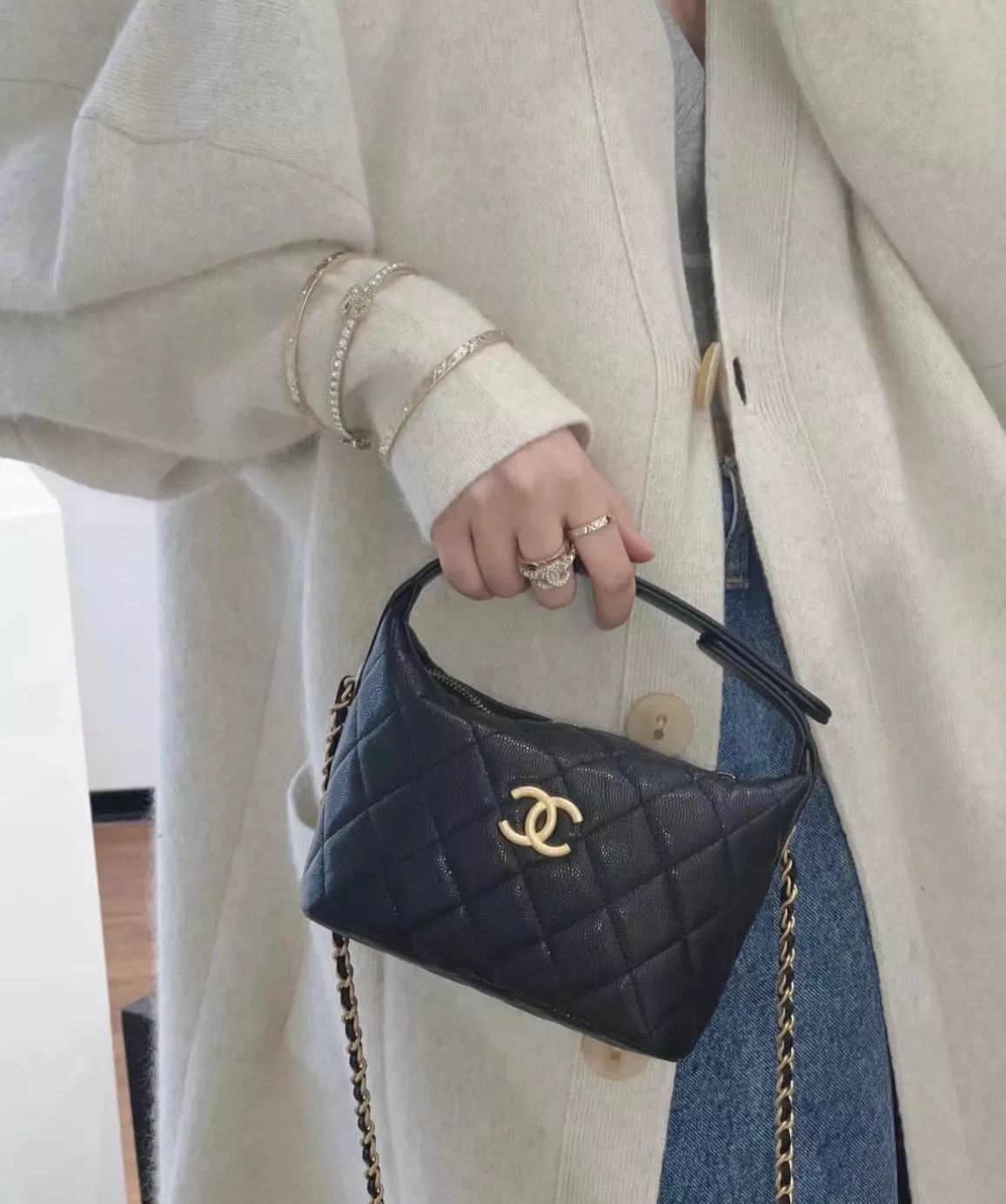 샤넬 삼중 레이어드 반지 세트 상세 이미지 29