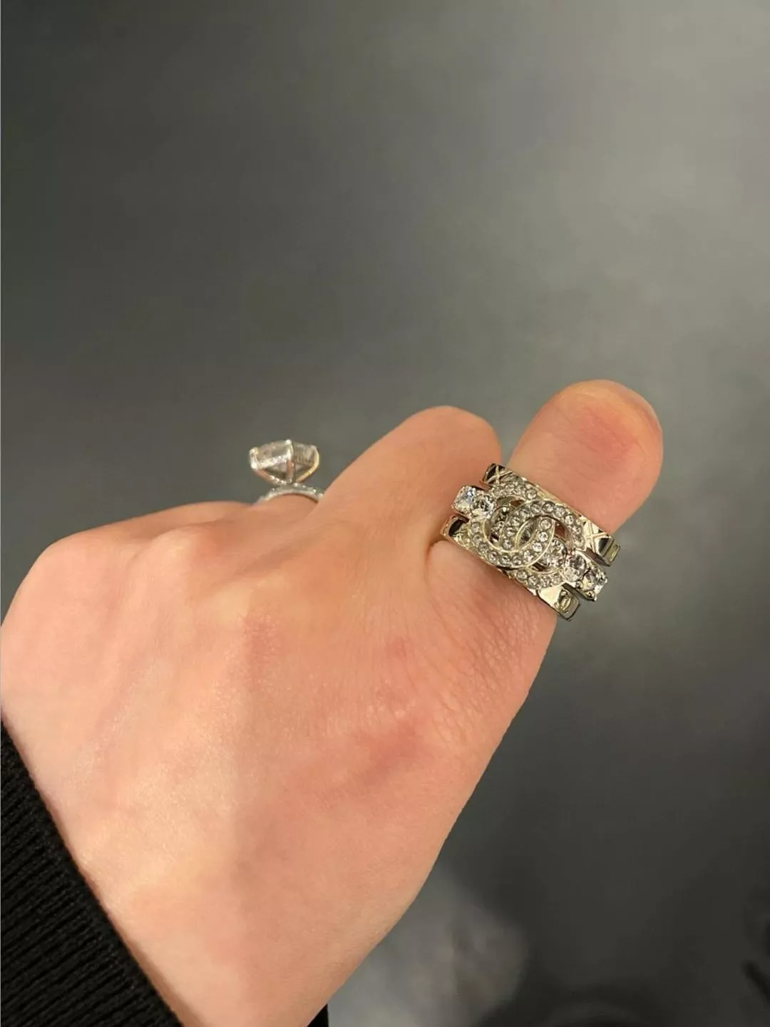 샤넬 삼중 레이어드 반지 세트 상세 이미지 21