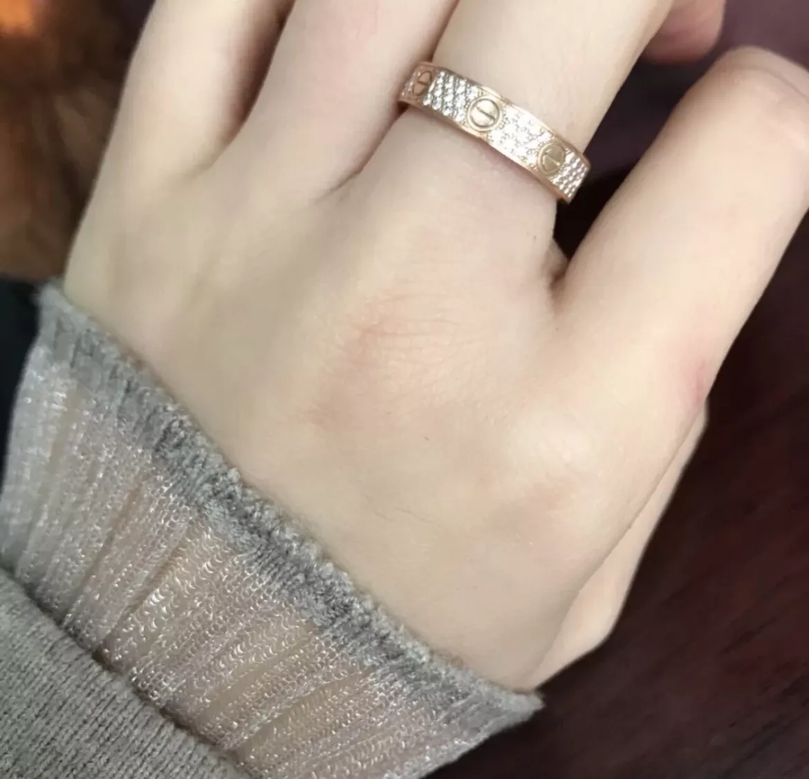 까르띠에 스톤 세팅 링 상세 이미지 20