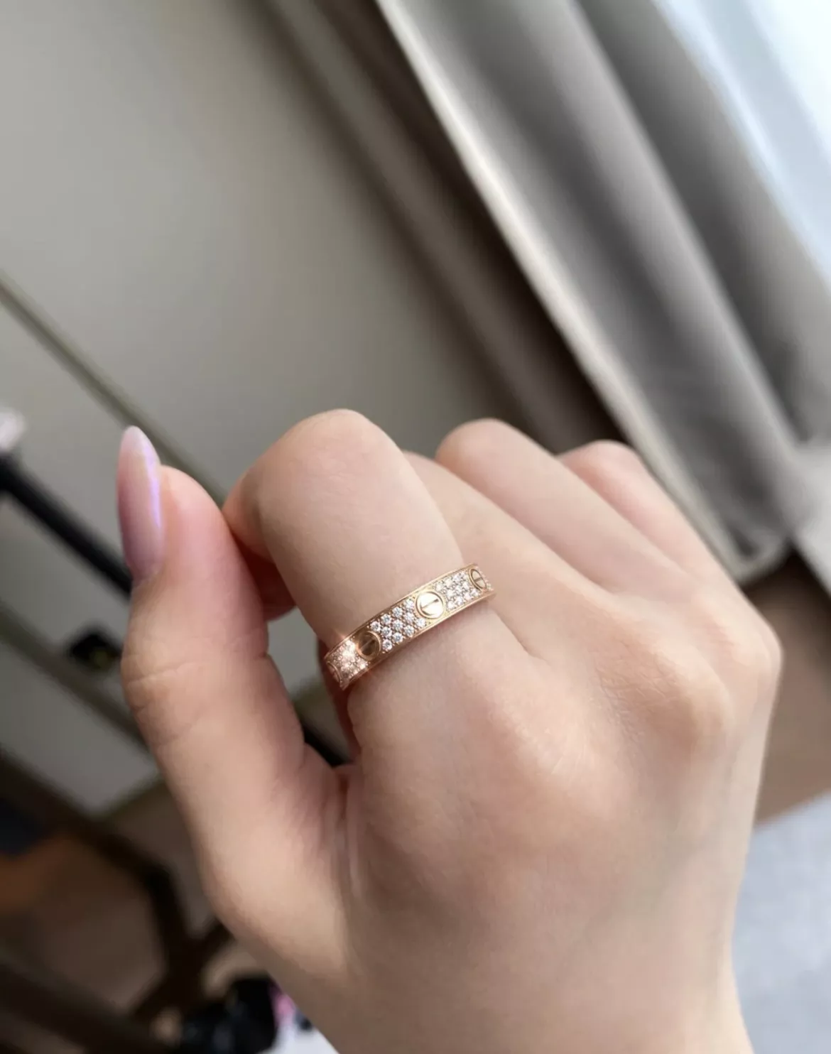 까르띠에 스톤 세팅 링 상세 이미지 14