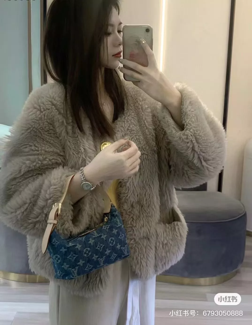 루이비통 데님 숄더백 상세 이미지 18