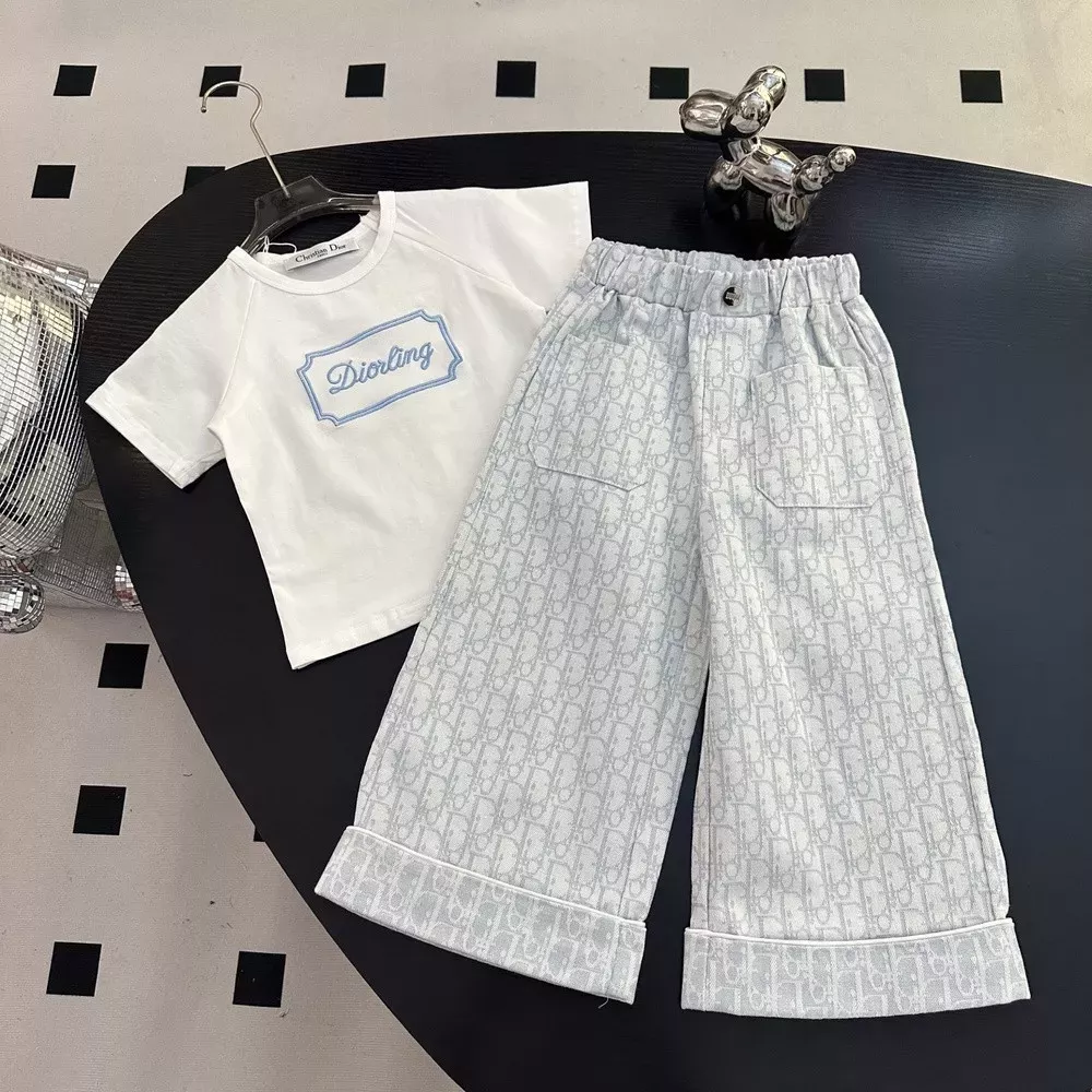 디올 유아동 데님 팬츠 세트