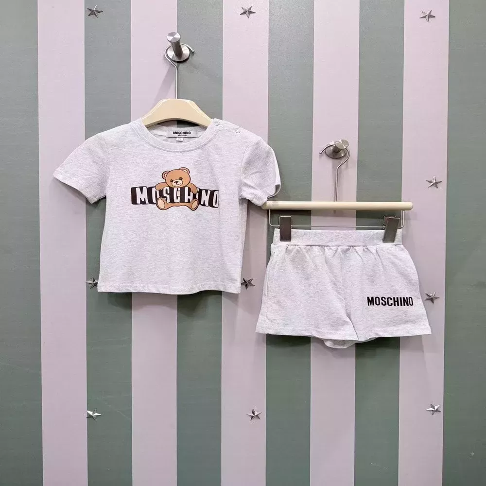 모스키노 유아용 반소매 상하의 세트
