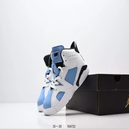 나이키 에어 조던 6 레트로 리버스 오레오 아동용 하이탑 스니커즈