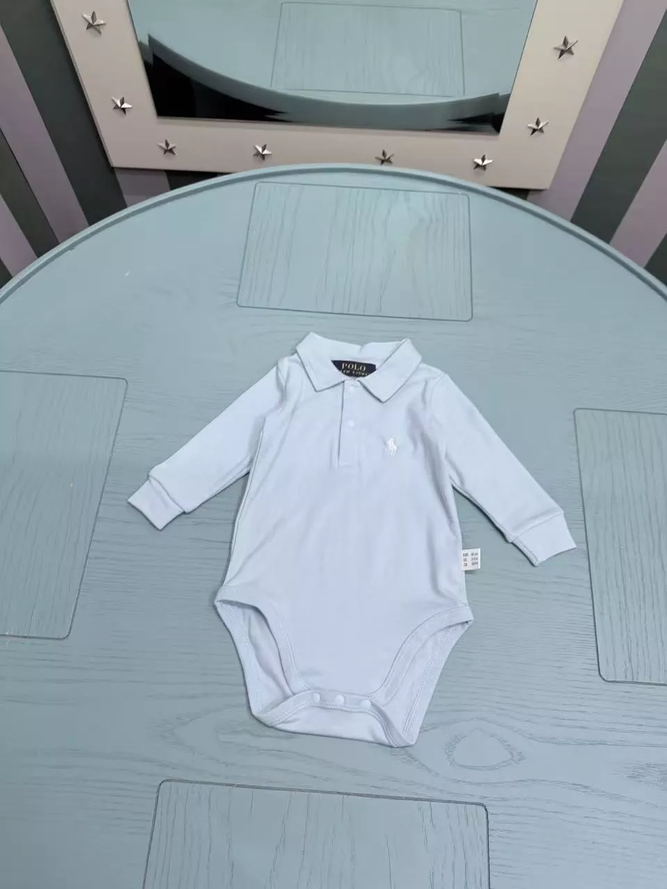 랄프로렌 유아용 카라 바디수트 상세 이미지 3
