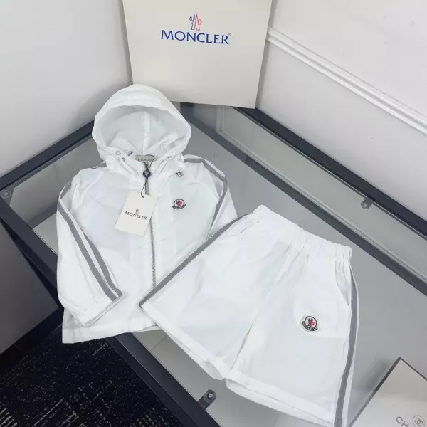 몽클레어 아동용 후드 경량 방晒 상하의 세트