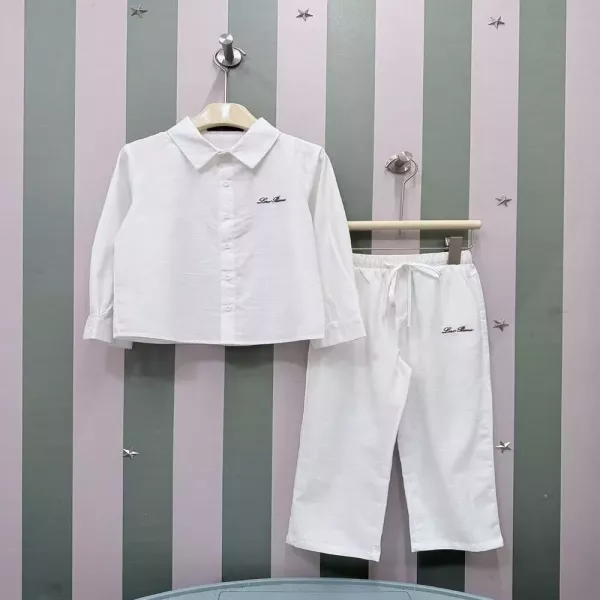 로로피아나 남아 긴소매 셔츠 상하의 세트
