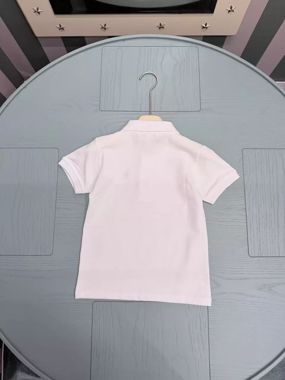 랄프로렌 아동 폴로 자수 로고 카라 반소매 상의 상세 이미지 2