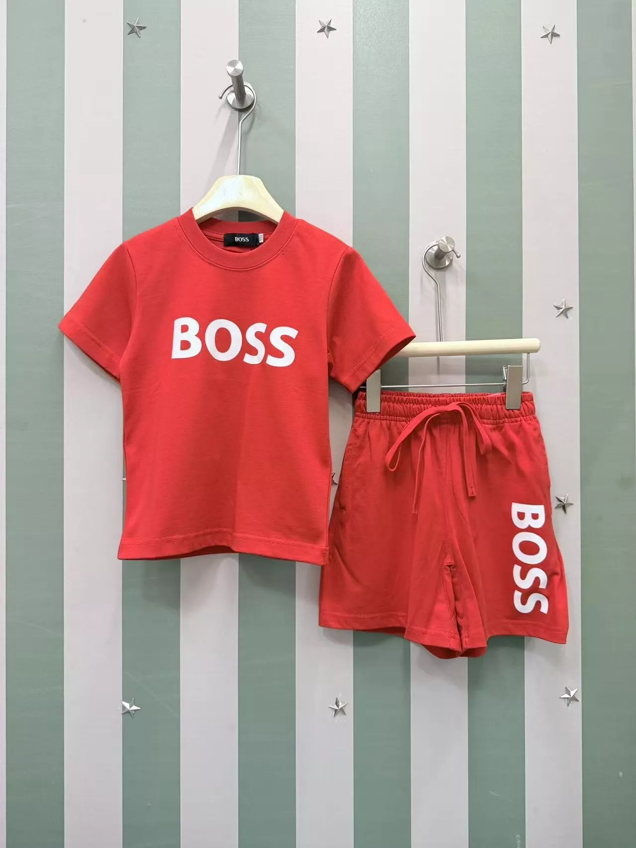 보스 아동 반소매 상하의 세트 상세 이미지 1