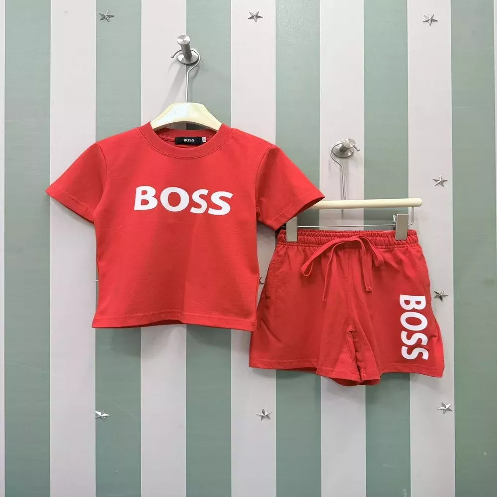 보스 아동 반소매 상하의 세트