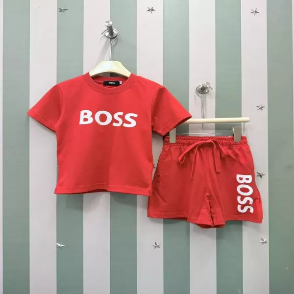 보스 아동 반소매 상하의 세트