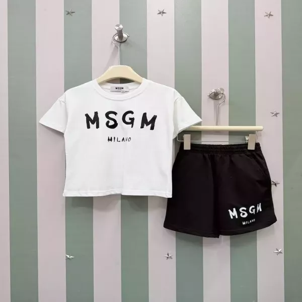 엠에스지엠 아동 반소매 상하의 세트