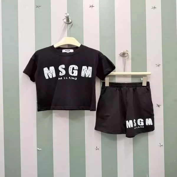 엠에스지엠 아동 반소매 상하의 세트