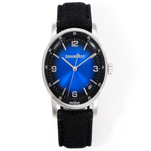 오데마피게 코드 11.59 블루 다이얼 쓰리핸즈 손목시계