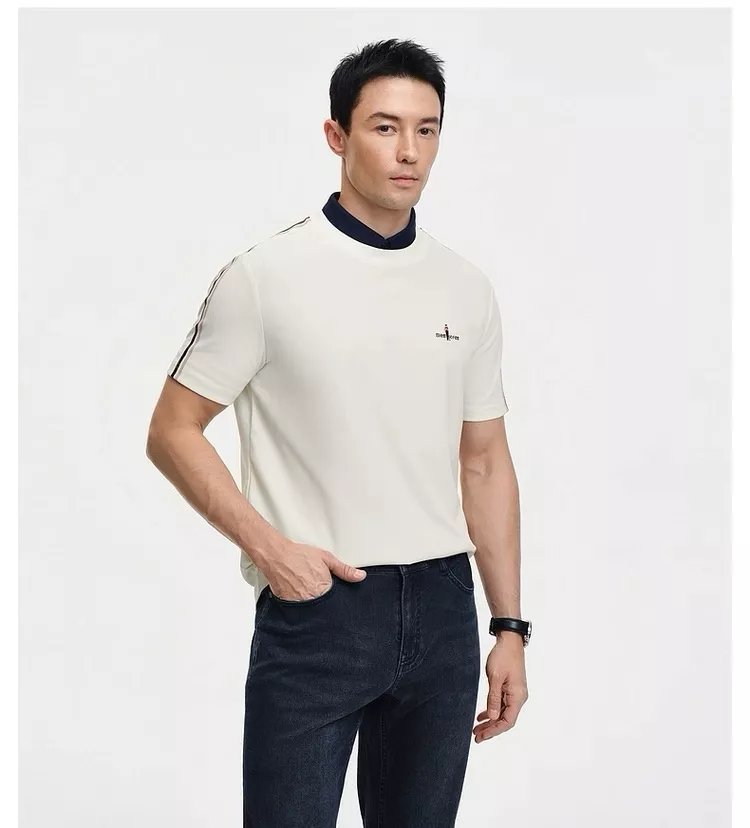 비음러펀 아이스 터치 원넥 반소매 티셔츠 상세 이미지 19