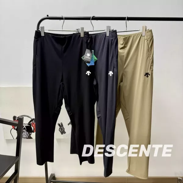 데상트 아웃도어 스포츠 속건 통기 캐주얼 팬츠